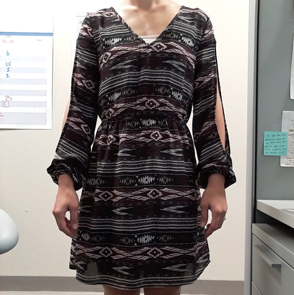 🚫SOLD🚫Charlotte Russe Aztec printed dress